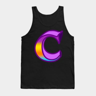 Top 10 best personalised gifts 2022  - Letter C cee ,personalised,personalized with pattern Tank Top